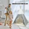 Arkmiido® Kinderzelt Tipi klappbares Spielzelt Детская палатка вигвам складная игровая палатка