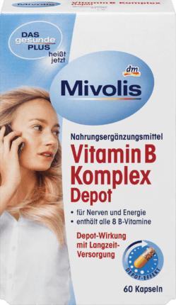 German vitamin B complex pills, Mivolis vitamin B complex, 60 capsules – Mr  Herb