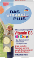 DAS gesunde PLUS Vitamin D3 fur Kinder Витамин D3 Жевательные таблетки	, 60 шт