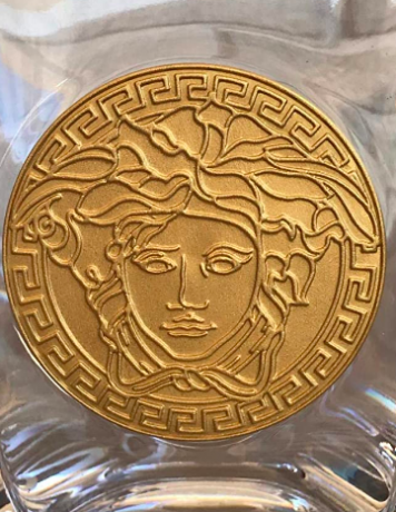 Rosenthal Versace Medusa Madness Vase Glas Clear, Розенталь Версаче Медуза Мэднесс Ваза прозрачная, 18 см