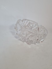 Пепельница винтажная Anker Hocking, хрусталь, 5 х 13 см, Германия, 1960-70гг.