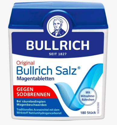 Bullrich Антацидные таблетки gegen Sodbrennen, 180 шт