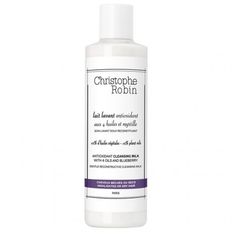 Christophe Robin Cleansing Milk With 4 Oils And Blueberry Haarshampoo Antioxidant, 250 мл