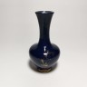 Jasba, Ясба Фарфоровая Ваза кобальтовая с позолотой 13см, Германия, 1950-1959г.