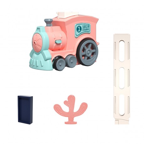 Syntek Eisenbahnspielzeug fur Kinder Dominosteine Auto-Drop-Zug Spielzeug Поезд