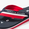 Tommy Hilfiger LOVES BEACH T-bar sandals blue LOVES BEACH Сандалии с Т-образной перемычкой синий