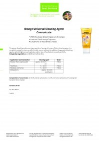 Kraueterhaus Sanct Bernhardt Orange Universal Cleaning Agent Concentrate, 75 мл