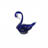 Подставка "Лебедь" ECHT в бело-синих тонах, выдувное стекло, ручная работа, 16 x 16 см, Германия, 1960-70гг. Подставка "Лебедь" ECHT в бело-синих тонах, выдувное стекло, ручная работа, 16 x 16 см, Германия, 1960-70гг.