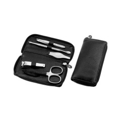 Hans Kniebes Manicure-Etui, Amalfi-Vollrindleder, 112 x 55 mm  Маникюрный футляр, натуральная кожа Amalfi, 112 x 55 мм.