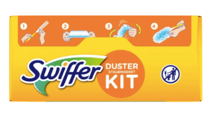 Swiffer STAUBmagnet Starterset (1+3) Свиффер Магнитная щетка для удаления пыли Стартовый комплект: 1 магнитная щетка + 3 сменные салфетки-насадки