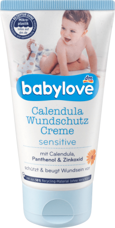 babylove Calendula Wundschutzcreme Календула Средство против раздражения кожи ребёнка, 75 мл
