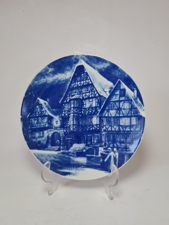 Royal Bavaria Декоративная тарелка "Старый Милтенберг", 19,5 см, Германия, 1976г