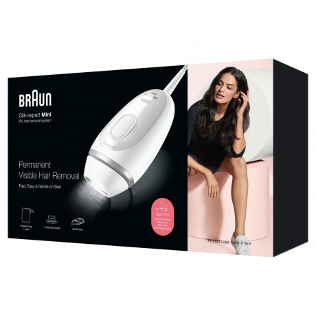 Braun IPL System quot;Silk-expert Pro PL1124 + Venus Rasiererquot; in Weiss/Silber Система IPL "Silk-expert Pro PL1124 + Venus Shaver" белый/серебристый