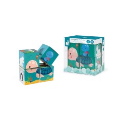 Janod Badespielzeug Motiv-Wurfel Игрушка для ванной в виде куба