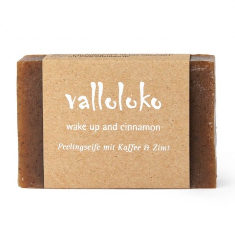 Valloloko Peelingseife Wake Up and Cinnamon 100g Отшелушивающее мыло Пробуждение и корица 100г