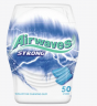 Airwaves Kaugummi, Strong, zuckerfrei, 50 St Жевательная резинка с ментолом и эвкалиптом без сахара 50 шт.
