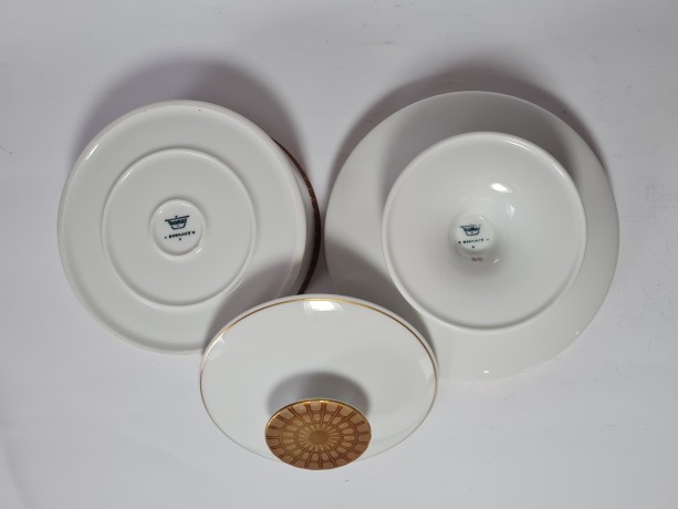 Thomas Bavaria Набор винтажных тарелок для супа, 3 предмета, Германия, 1960г.