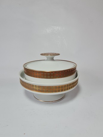 Thomas Bavaria Набор винтажных тарелок для супа, 3 предмета, Германия, 1960г.